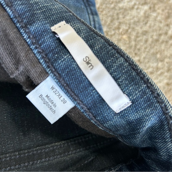 Calvin Klein Dark Blue Slim Jeans - Picture 3 of 5